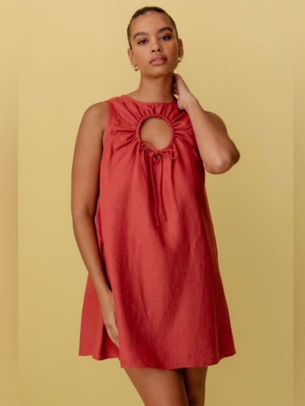 Posse Dot Dress in Jam Red Size Small